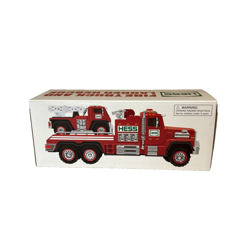 Hess 2015 Fire Truck and Ladder Rescue Collectable Brand New